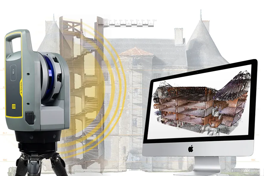 image materiel releve topographique modelisation 3d utm marmande 47 lot et garonne nouvelle aquitaine